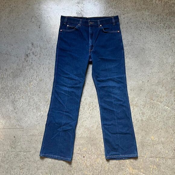 Vintage Black Tab Levi’s 517 Dark Wash Denim Jeans - Picture 2 of 6